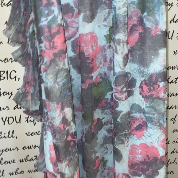 HUTCH OFF-THE-SHOULDER RUFFLED COLUMN DRESS - Picture 12 of 12
